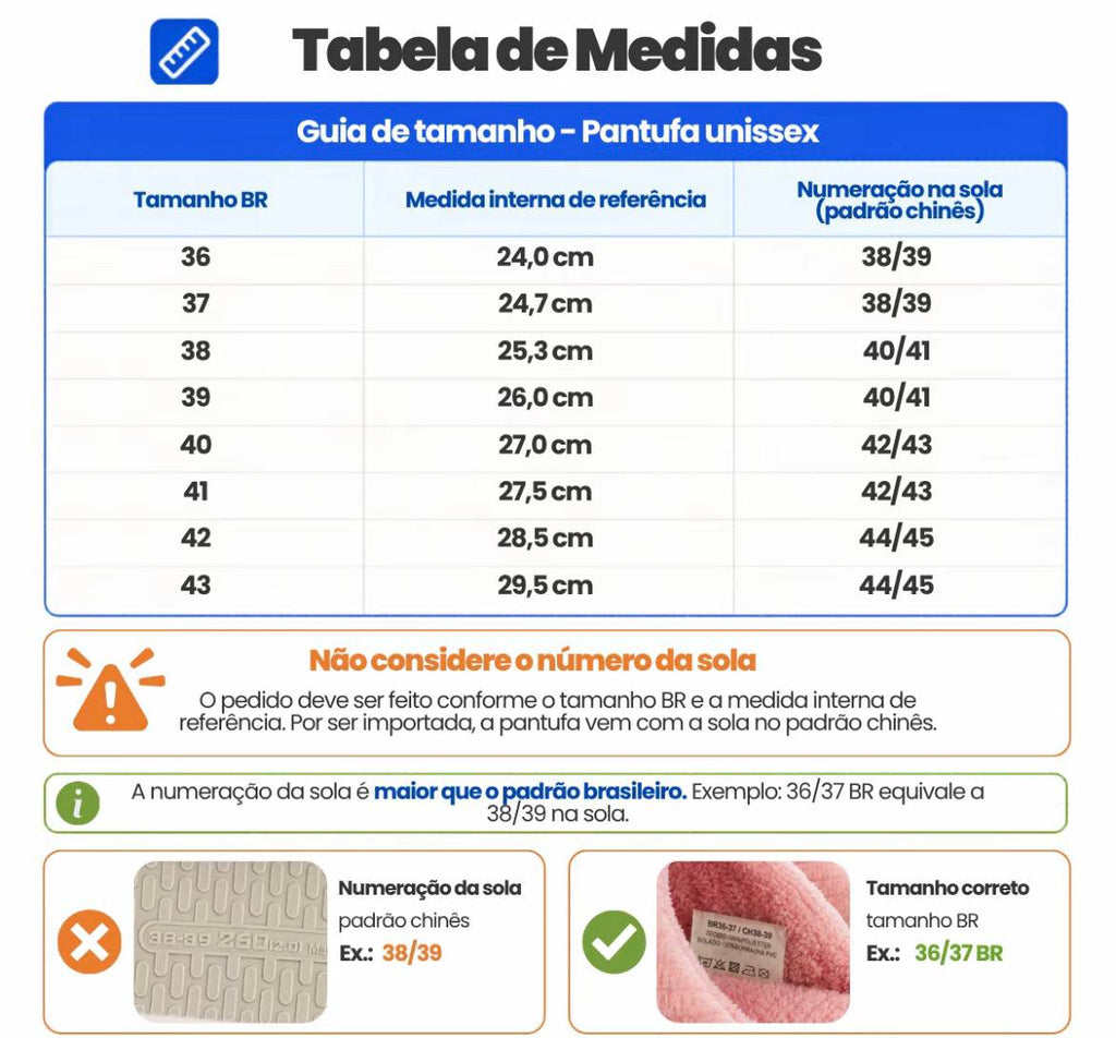 Pantufa Fechada Anatômica e Forrada Sport®