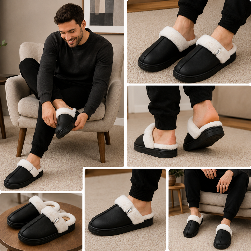 Pantufa Couro Sintético