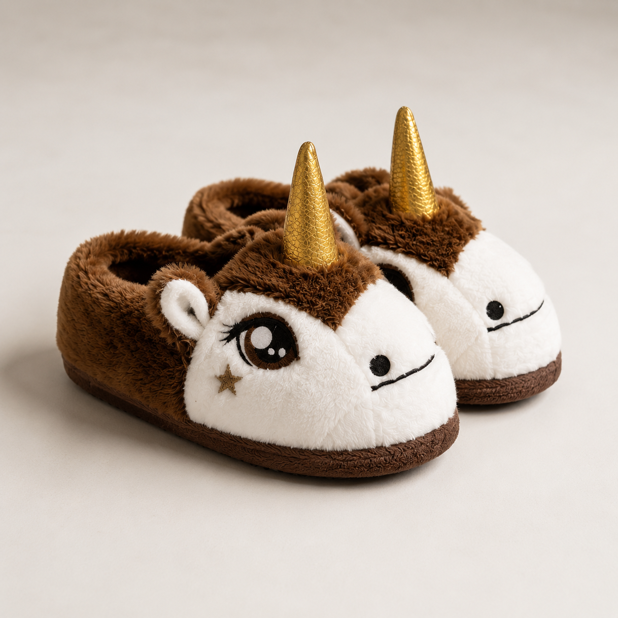 Pantufa Unicórnio Rosa Quentinha e Confortável 🩷