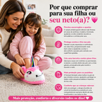 Pantufa Unicórnio Rosa Quentinha e Confortável 🩷