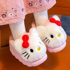 Pantufa Infantil Pelúcia Amarela Antiderrapante ⚡